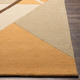 surya queens qun 2305 yellow rugs