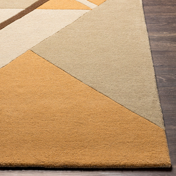 surya queens qun 2305 yellow rugs