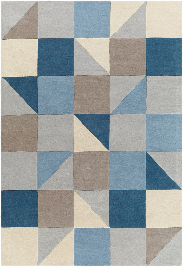 surya queens qun 2308 blue rugs