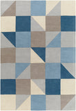 surya queens qun 2308 blue rugs