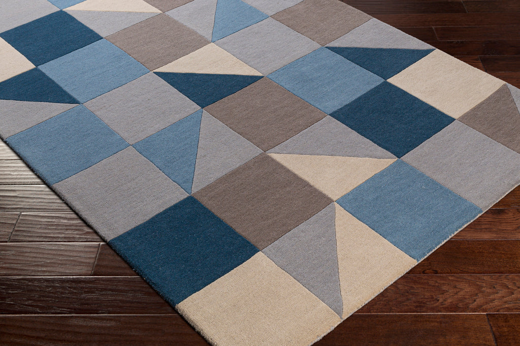 surya queens qun 2308 blue rugs