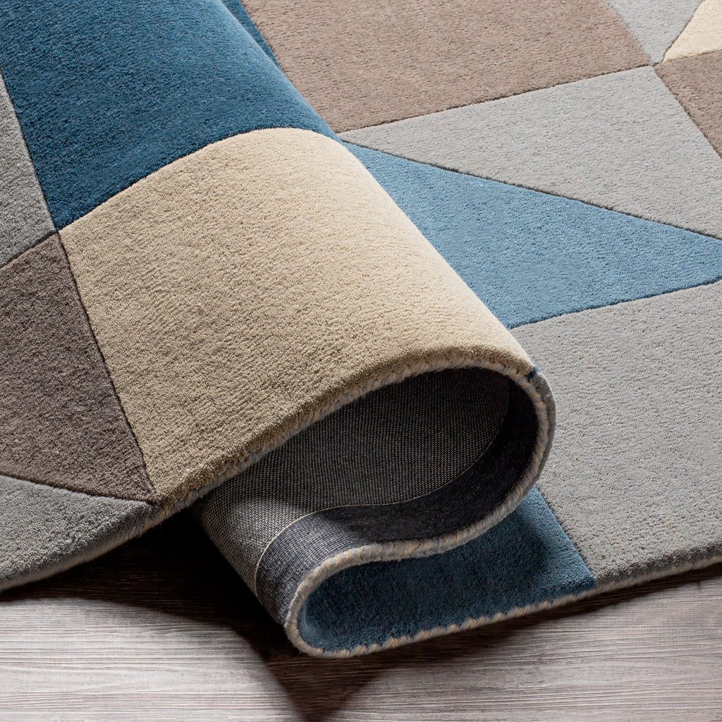 surya queens qun 2308 blue rugs