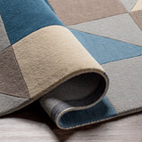 surya queens qun 2308 blue rugs