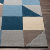 surya queens qun 2308 blue rugs