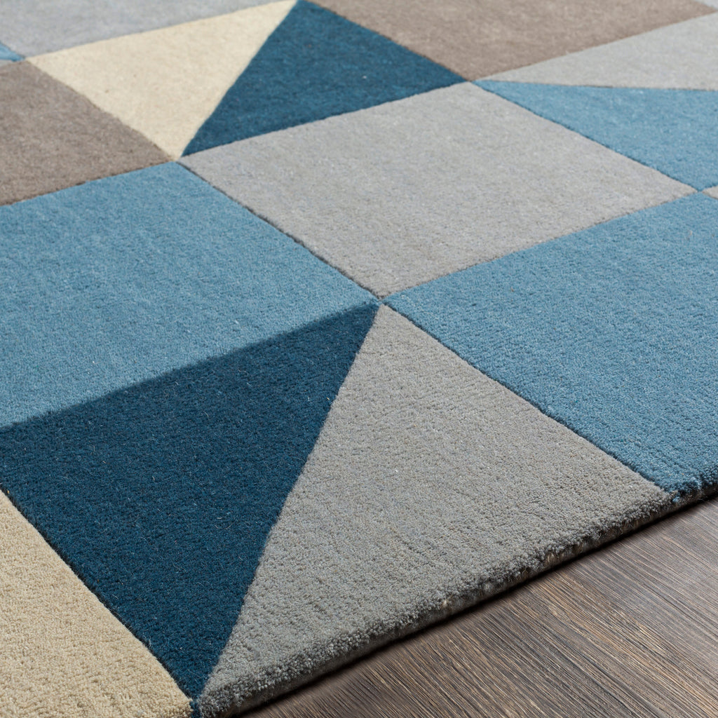 surya queens qun 2308 blue rugs