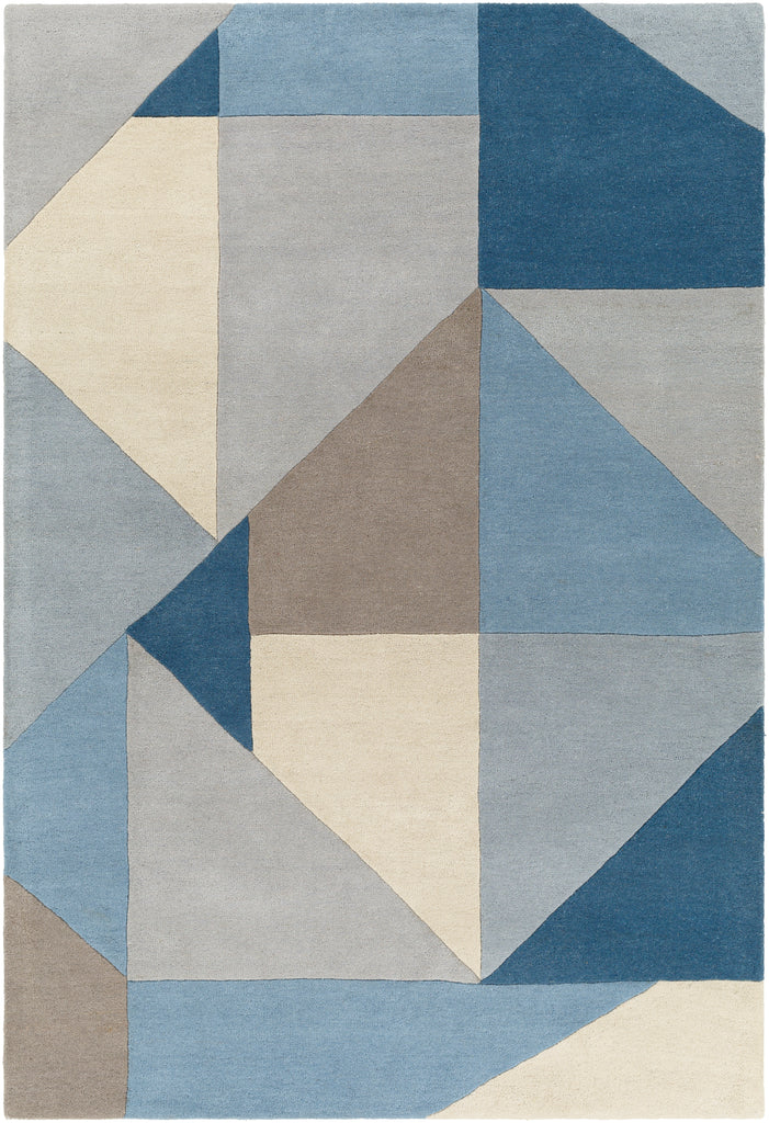 surya queens qun 2309 blue rugs
