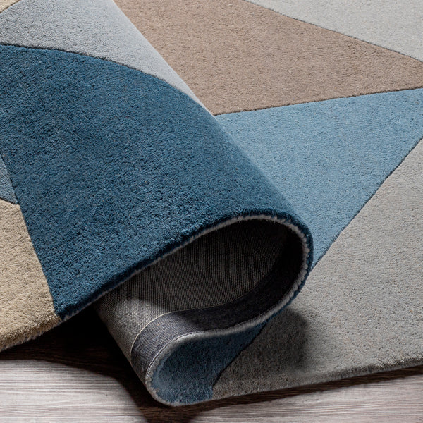surya queens qun 2309 blue rugs