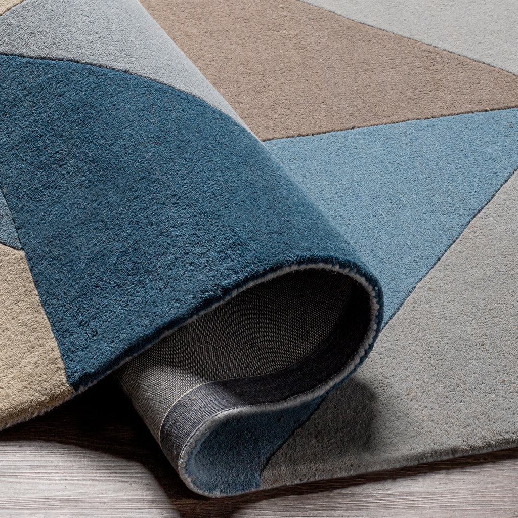 surya queens qun 2309 blue rugs