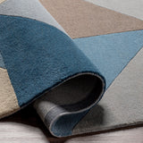 surya queens qun 2309 blue rugs