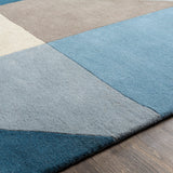 surya queens qun 2309 blue rugs