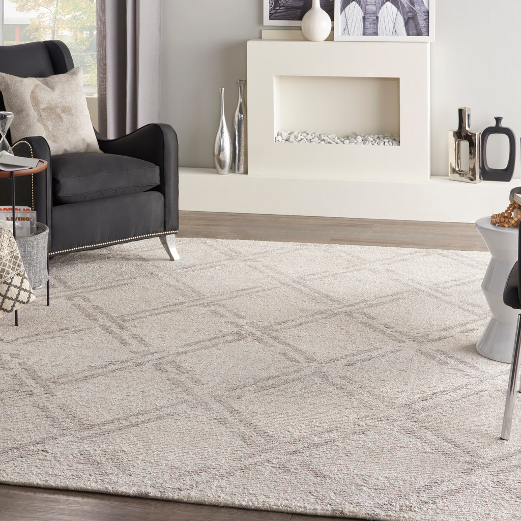 nourison venosa vsn01 ivory grey rug