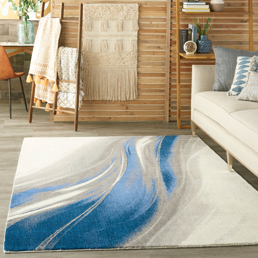 nourison twilight twi28 ivory grey blue rug