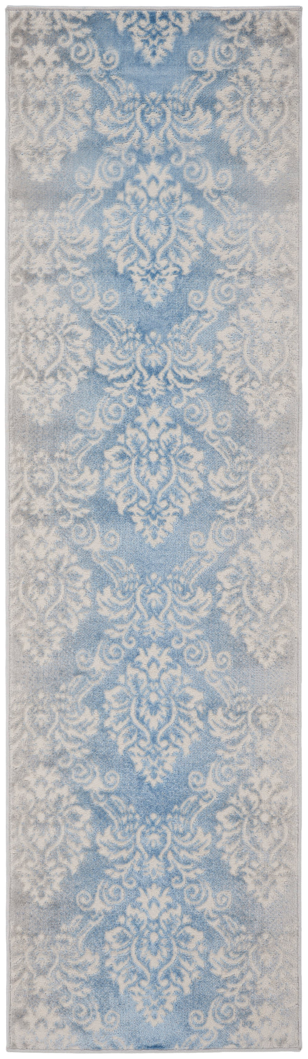 nourison elation etn03 ivory blue rug