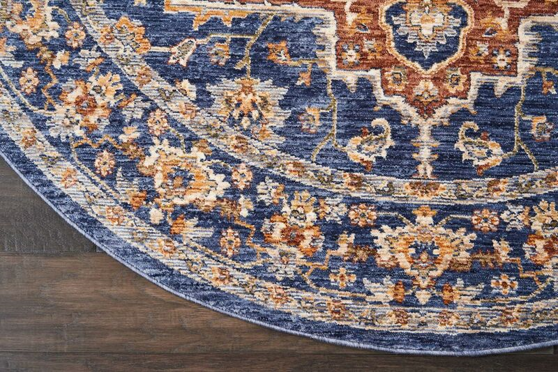 Nourison Clearance Lagos LAG01 Blue Rug