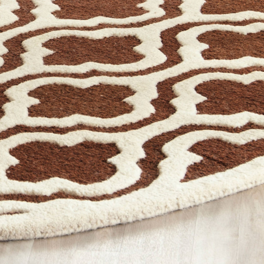 Safavieh Clearance Cambridge CAM132H Dark Brown Rug