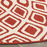 Safavieh Clearance Courtyard CY6616-23821 Red Rug