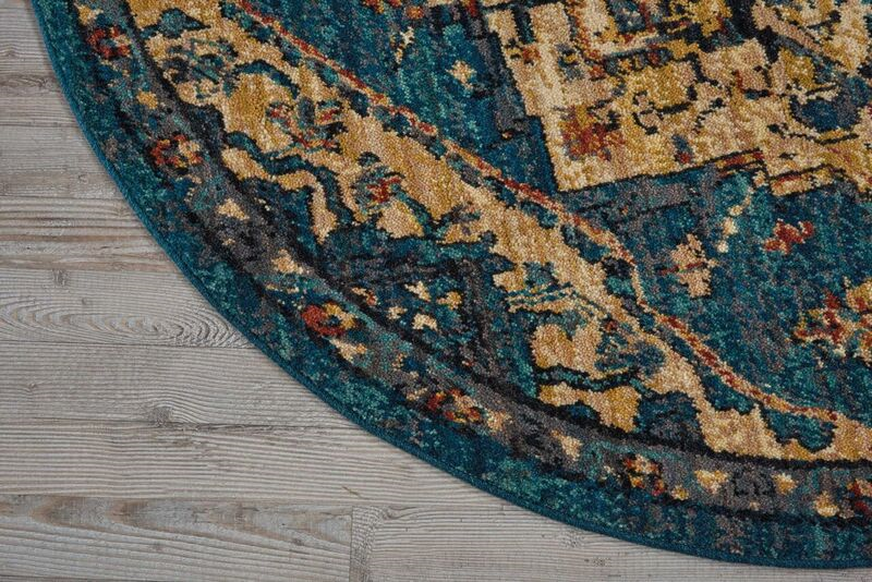 Nourison Clearance 2020 NR206 Teal Rug