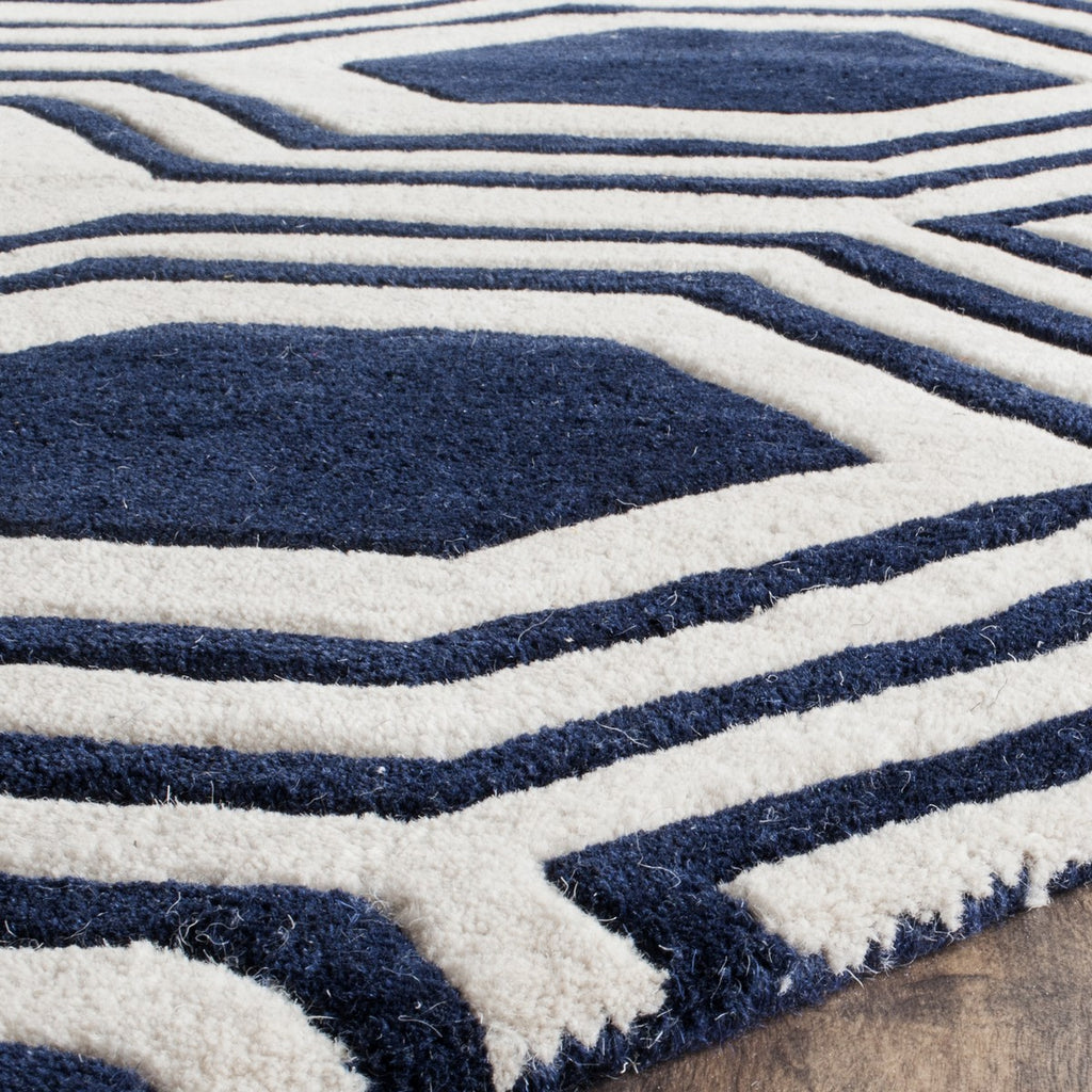 Safavieh Clearance Chatham CHT760C Navy Blue Rug