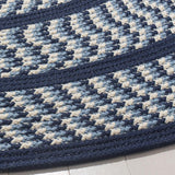 Safavieh Clearance Braided BRD401D Navy Rug