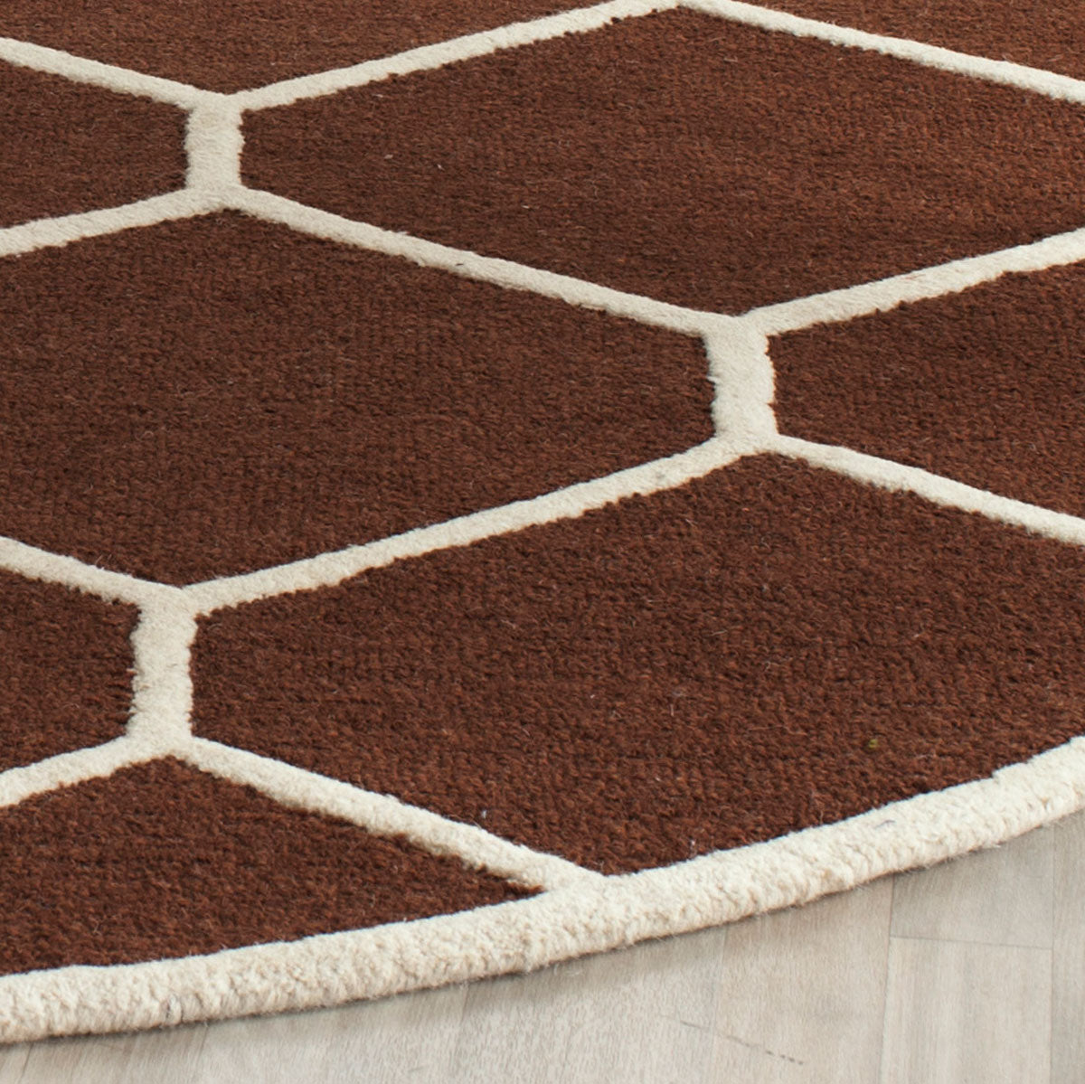 Safavieh Clearance Cambridge CAM144H Dark Brown Rug