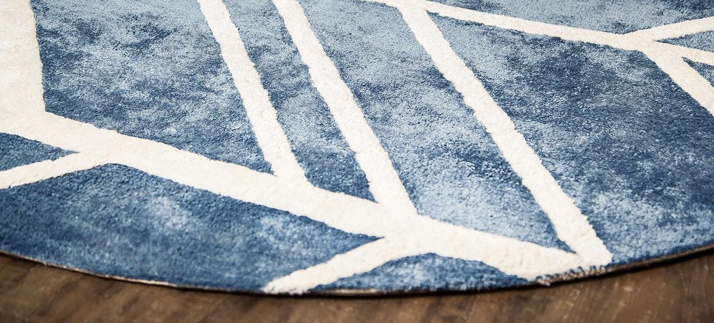 Anji Mountain Bamboo Rug, Co. Astralis AMB0614 Smokey Blue Rug