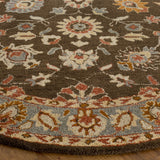 Safavieh Clearance Heritage HG412A Charcoal Brown Rug