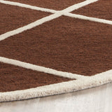 Safavieh Clearance Cambridge CAM136H Dark Brown Rug