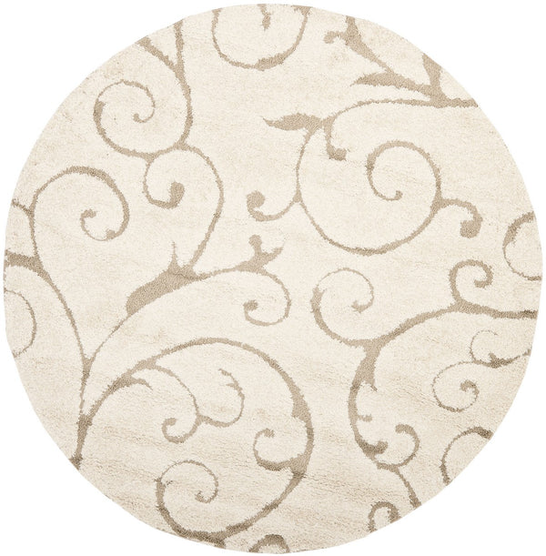 Safavieh Clearance Florida Shag SG455-1113 Cream Beige Rug
