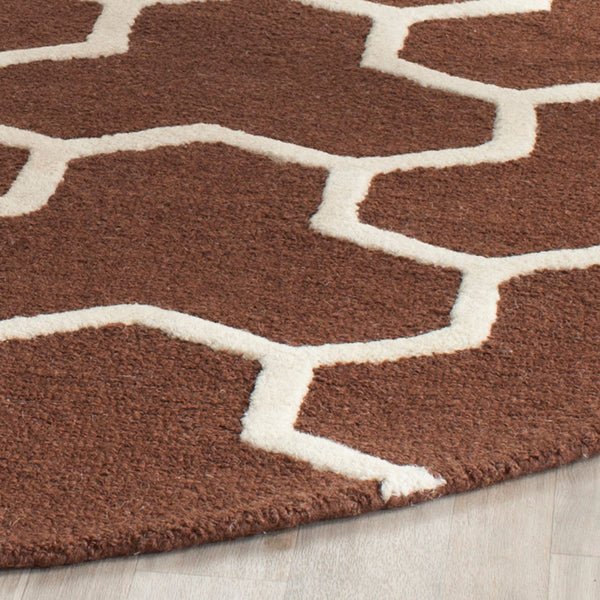 Safavieh Clearance Cambridge CAM146H Dark Brown Rug