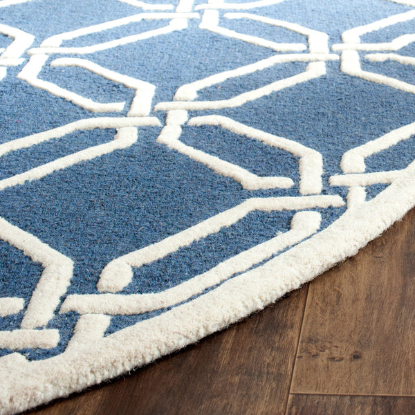 Safavieh Clearance Cambridge CAM311M Navy Rug
