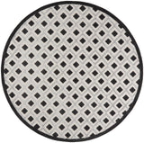 nourison aloha alh26 black white rug