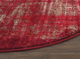 Nourison Clearance Karma KRM01 Red Rug