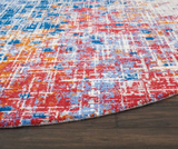 Nourison Clearance Twilight TWI25 Red Rug