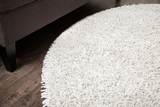 Anji Mountain Bamboo Rug, Co. Silky Shag AMB0651 Ivory Rug
