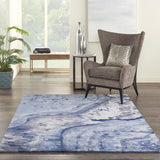 nourison prismatic prs05 blue rug
