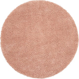 nourison malibu shag msg01 blush rug