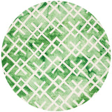 Safavieh Clearance Dip Dyes DDY677Q Green Rug