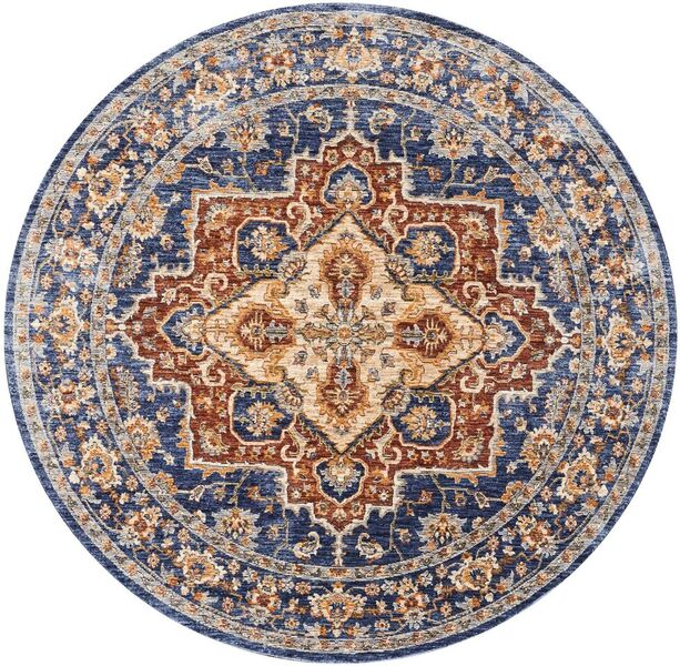 Nourison Clearance Lagos LAG01 Blue Rug