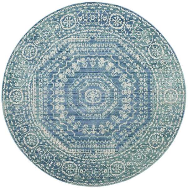 Safavieh Clearance Valencia VAL205R Blue Multi Rug