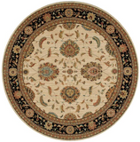 Nourison Clearance Living Treasures LI04 Ivory/Black Rug