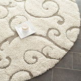 Safavieh Clearance Florida Shag SG455-1113 Cream Beige Rug