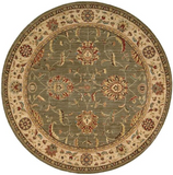 Nourison Clearance Living Treasures LI04 Green Rug