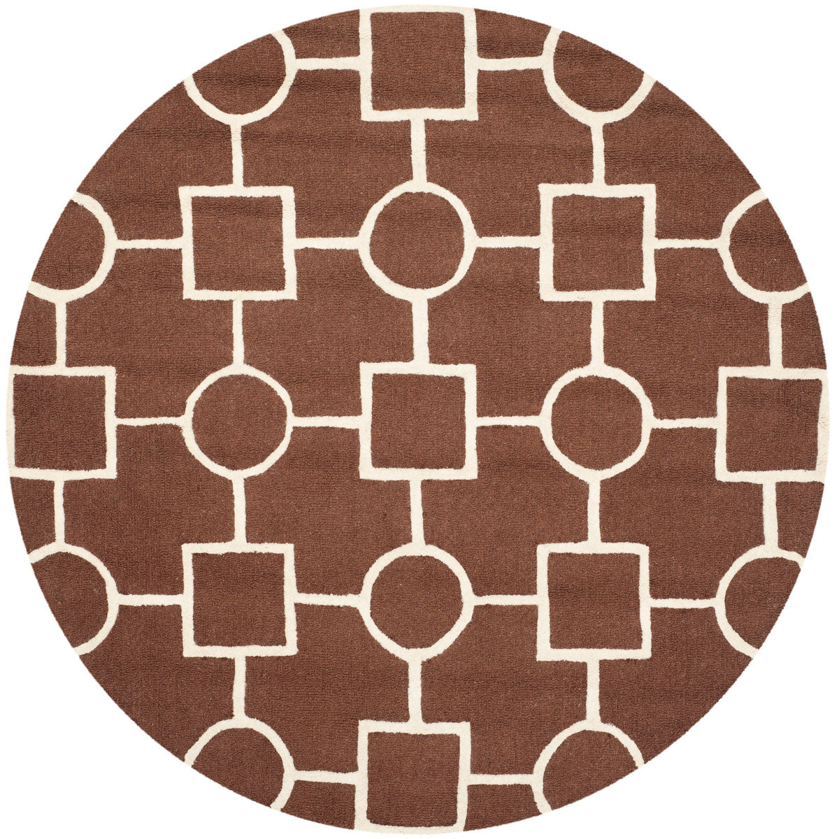 Safavieh Clearance Cambridge CAM143H Dark Brown Rug