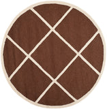 Safavieh Clearance Cambridge CAM136H Dark Brown Rug