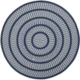 Safavieh Clearance Braided BRD401D Navy Rug