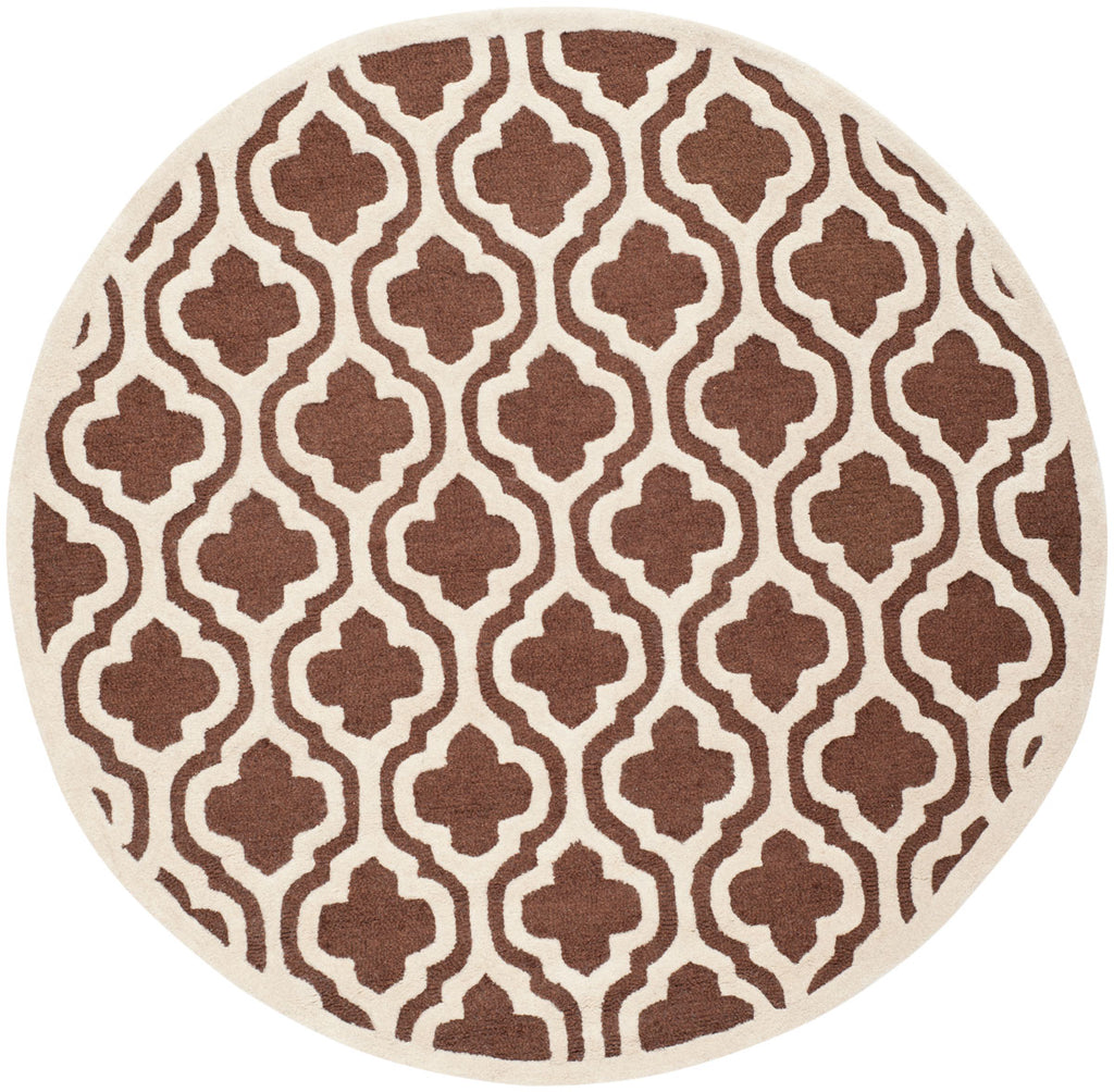Safavieh Clearance Cambridge CAM132H Dark Brown Rug