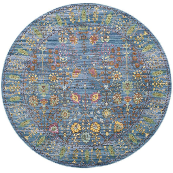 Safavieh Clearance Valencia VAL108M Blue Rug