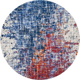 Nourison Clearance Twilight TWI25 Red Rug
