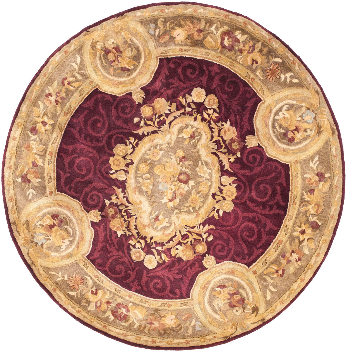 Safavieh Clearance Empire EM414A Dark Red Rug