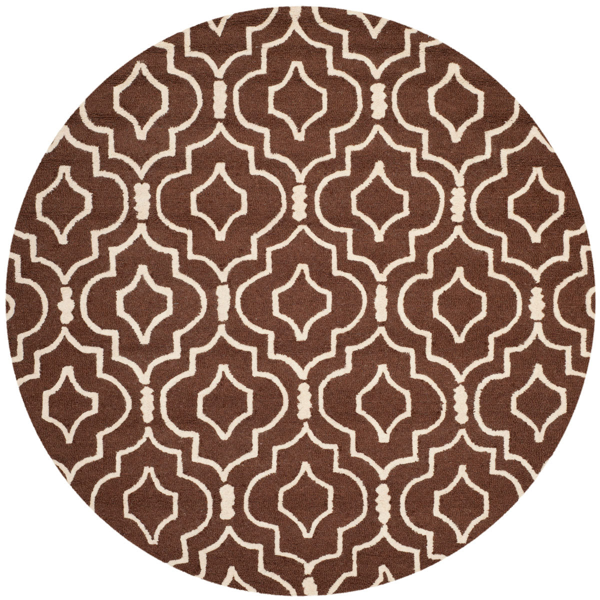 Safavieh Clearance Cambridge CAM141H Dark Brown Rug